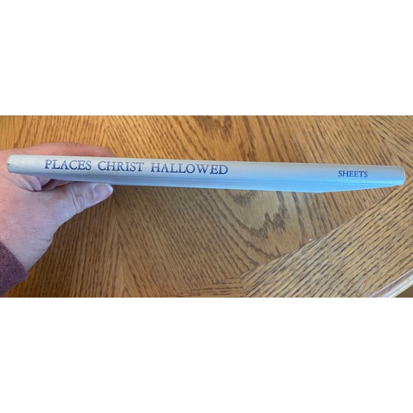 Places Christ Hallowed Herchel H Sheets Holy Land 1965 Hardcover Upper Room - Picture 2 of 7